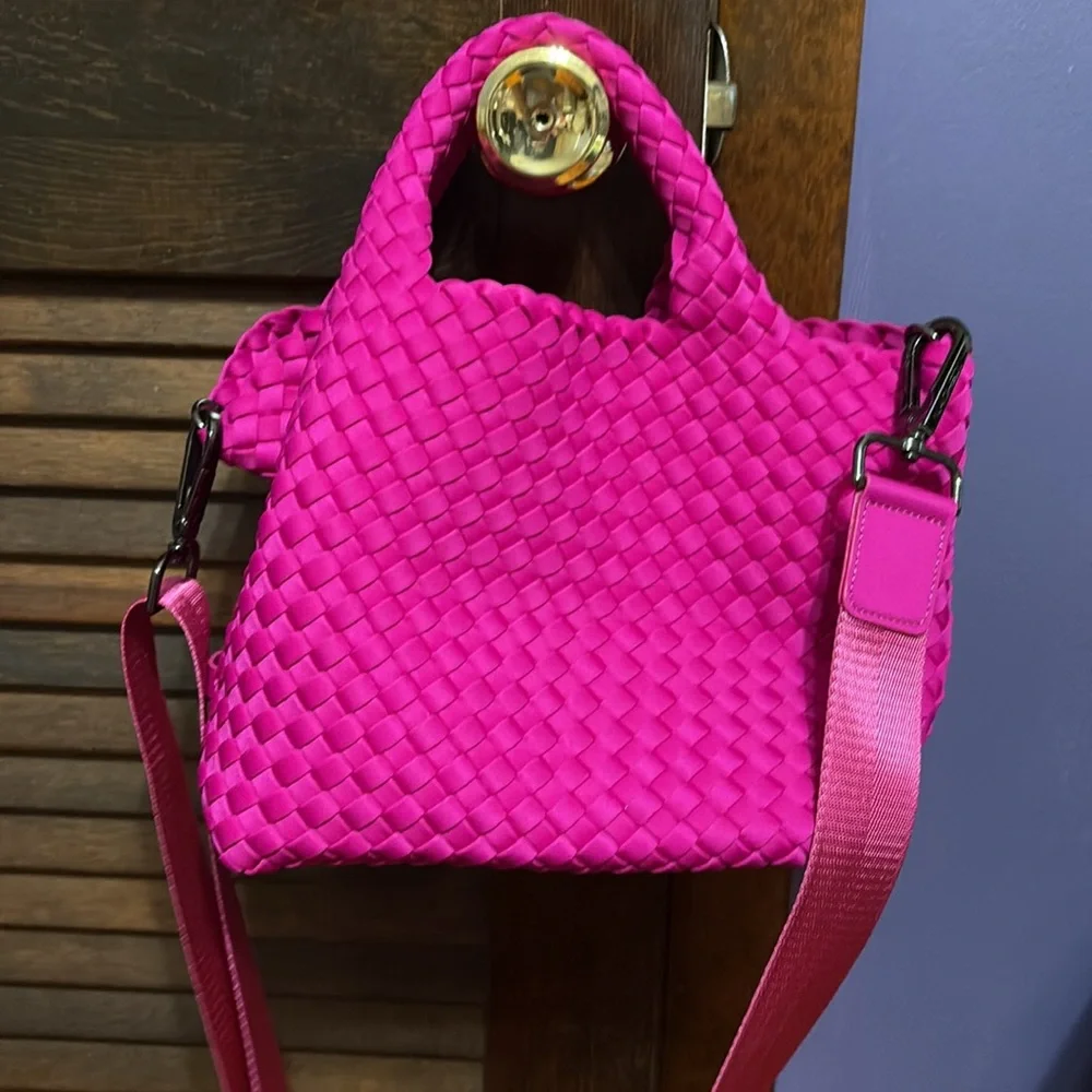 Naghedi hot pink small st barths tote - Picture 4 of 4